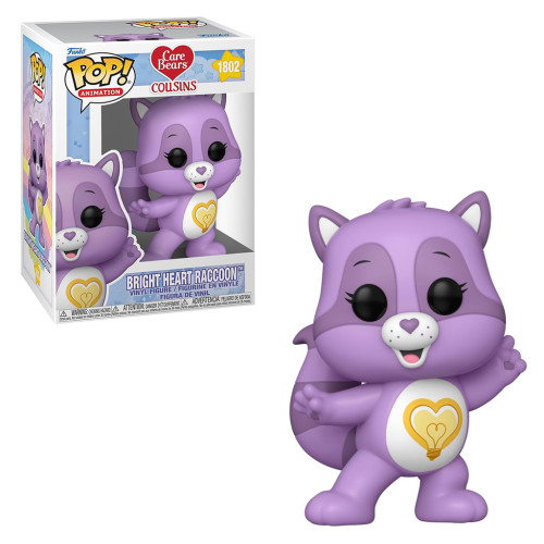 Funko Pop Bright Heart Raccoon-Care Bears Cousins-1802