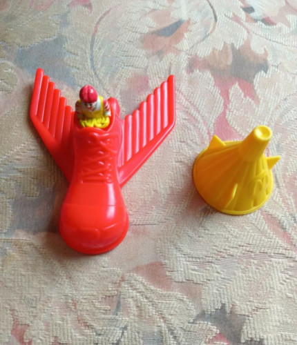 Action Figures Brindes Antigos Do Mcdonald's - Ronald E Shake Em Naves - McLanche Feliz - #