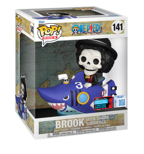Funko Pop Brook With Shark Submerge-One Piece-141