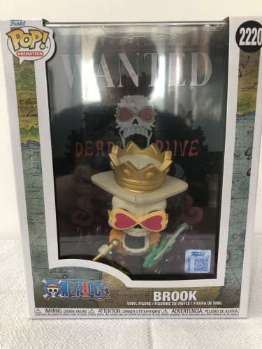 Funko Pop! Brook Wanted Poster One Piece #2220 - Produto Original