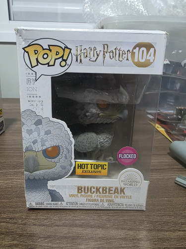Buckbeak 104 Funko Pop Original Flocked Harry Potter Bicuço Exclusivo - #104-Harry Potter-104