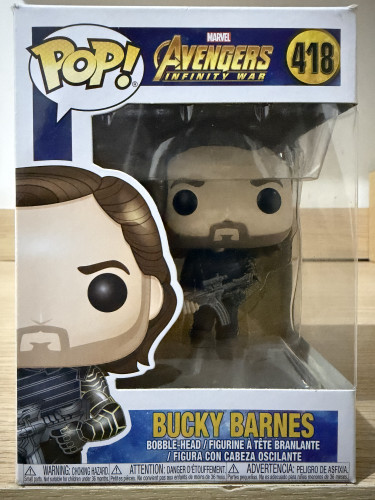 Bucky Barnes Winter Soldier Soldado Invernal Vingadores Guerra Infinita Marvel Avengers Infinity War #418 - Produto Original