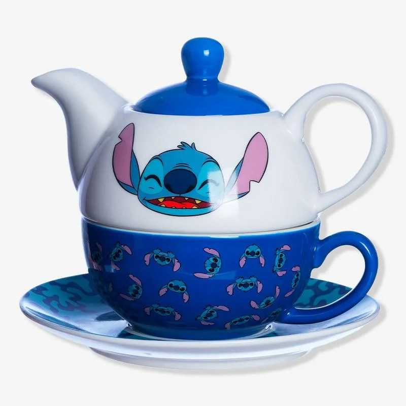 Caneca e Copo Bule 2 em 1 Stitch - Zona Criativa - 10025598-Disney Stitch-