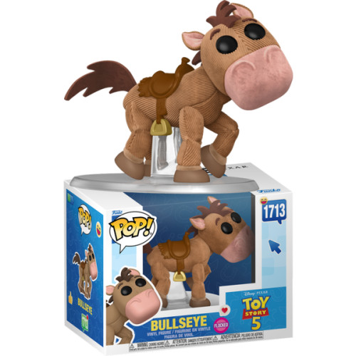 Bullseye  FLOCKED Toy Story #1713 - Produto Original