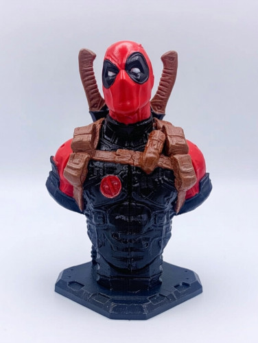 Busto Artesanal Deadpool - Peça Única Colecinável Deadpool # - Produto Original
