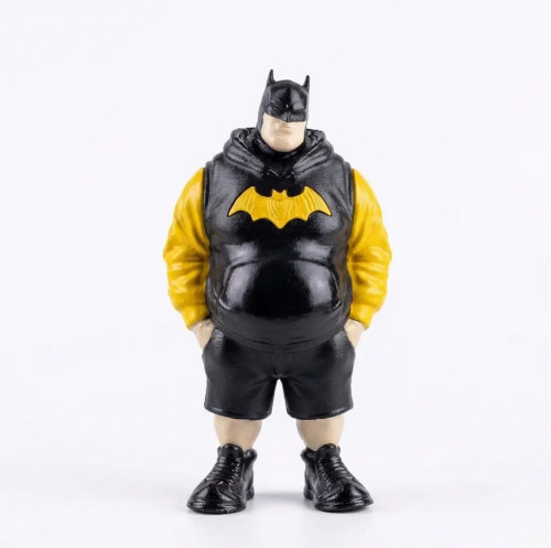 Busto Artesanal Fat Batman - Peça Única Colecinável Batman Classic # - Produto Original