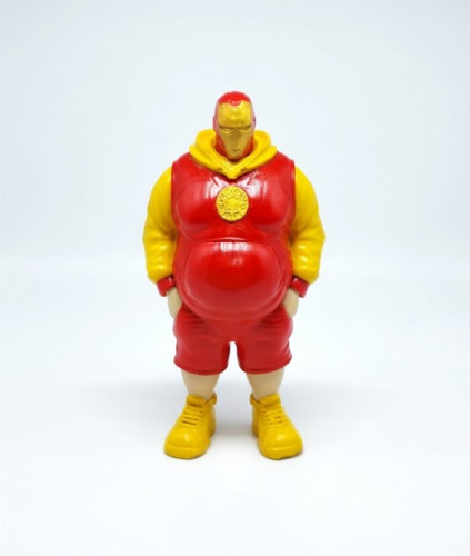 Busto Artesanal Fat Iron Man - Peça Única Colecinável Marvel Avengers # - Produto Original