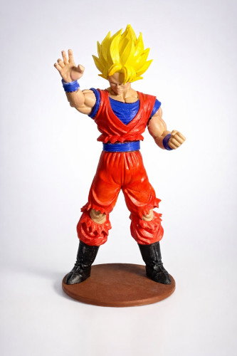 Busto Artesanal Goku - Peça Única Colecionável-Dragon Ball Z-