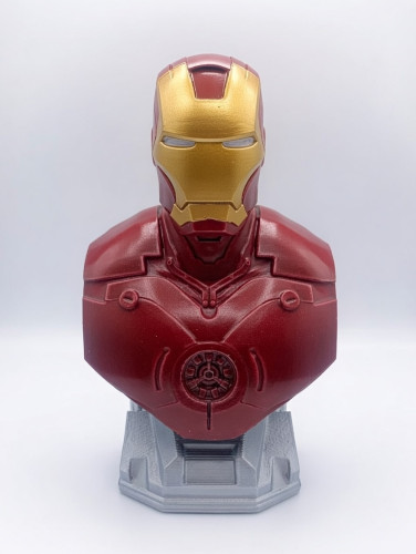 Busto Artesanal Homem De Ferro - Peça Única Colecinável-Homem De Ferro-