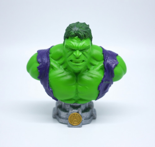 Busto Artesanal Hulk - Peça Única Colecionável Hulk # - Produto Original