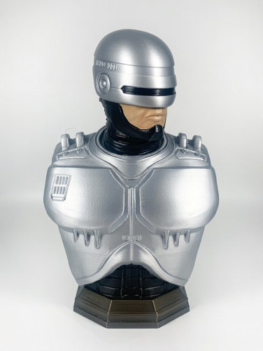 Busto Artesanal Robocop - Peça Única Colecinável-Robocop-