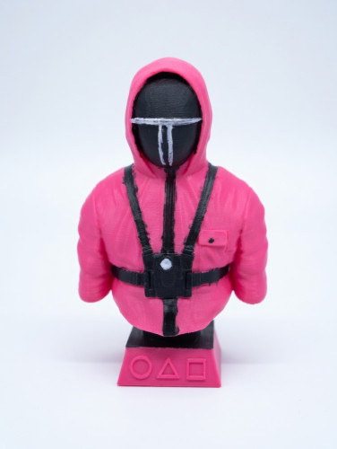 Busto Artesanal Squid Game - Peça Única Colecionável Squid Game # - Produto Original