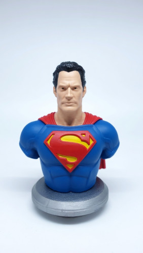 Busto Artesanal Super Man - Peça Única Colecionável Super Man # - Produto Original