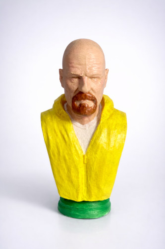 Busto Artesanal Walter White - Peça Única Colecinável-Breaking Bad-