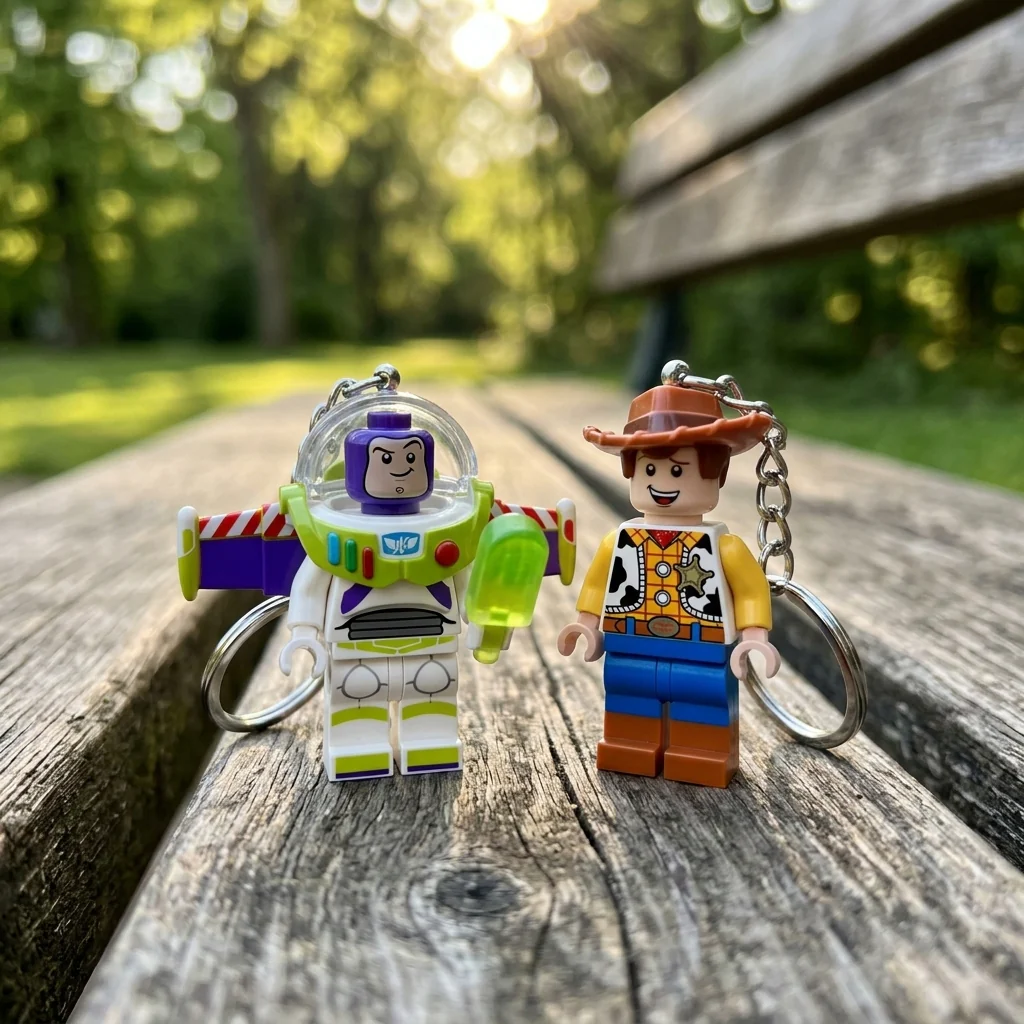 Buzz Lightyear e Woody Toy Story Chaveiro Toy Story # - Produto Original