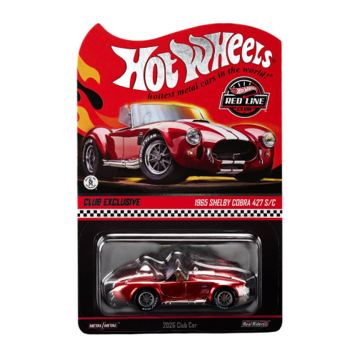 Hot Wheels Rlc 1965 Shelby Cobra 427 S/c Vermelho Detalhe Shelby # - Produto Original