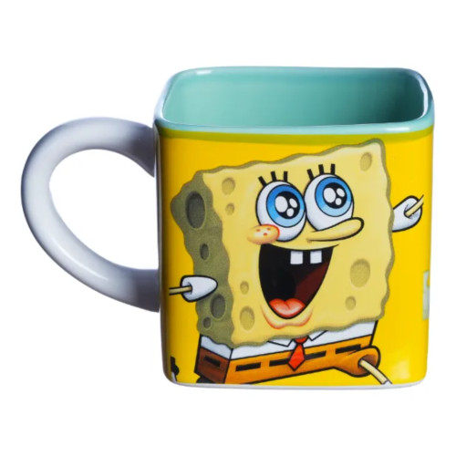 CANECA CUBO - BOB ESPONJA Zona Criativa # - Produto Original