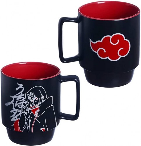 Taza térmica oficial Itachi Naruto Shippuden de 400 ml con tapa