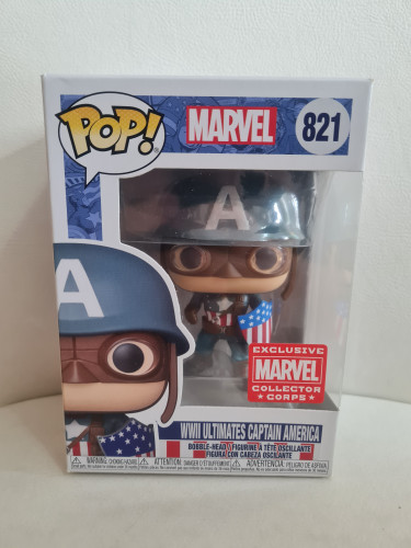 CAPTAIN AMERICA MARVEL COLLECTOR CORPS Marvel #821 - Produto Original