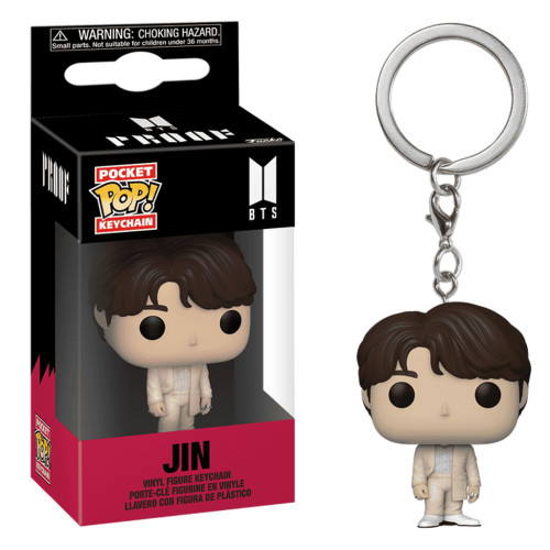 CHAVEIRO FUNKO POCKET POP KEYCHAIN BTS PROOF - JIN Rocks BTS # - Produto Original