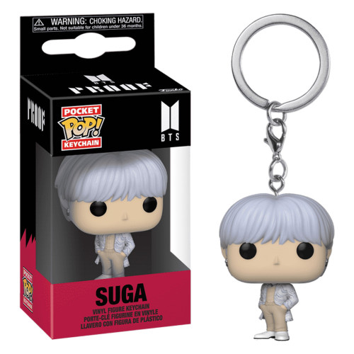 CHAVEIRO FUNKO POCKET POP KEYCHAIN BTS PROOF - SUGA Rocks BTS # - Produto Original