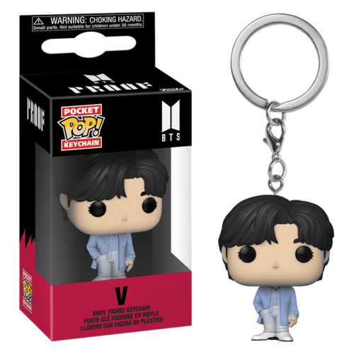 CHAVEIRO FUNKO POCKET POP KEYCHAIN BTS PROOF - V Rocks BTS # - Produto Original