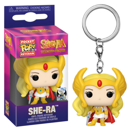 CHAVEIRO FUNKO POP KEYCHAIN ANIMATION SHE-RA PRINCESS OF POWER 40TH ANNIVERSARY - SHE-RA (83495)-Animation-