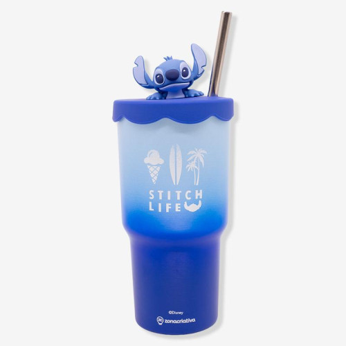COPO TOPPER 600ML STITCH Zona Criativa # - Produto Original