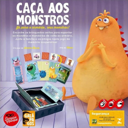 Caça Aos Monstros - Galápagos - Jogo De Tabuleiro - #