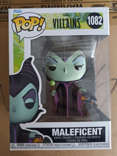 Caixa Danificada Olhe Fotos Funko Pop Disney Villains Malévola Maleficent 1082-Disney-1082