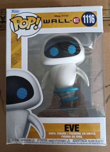 Caixa Danificada Olhe Fotos Funko Pop Disney Wall-E Eve 1116-Disney-1116