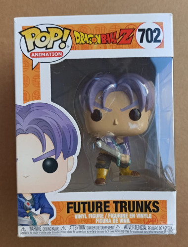 Caixa Danificada Olhe Fotos Funko Pop Dragon Ball Future Trunks 702-Dragon Ball-702