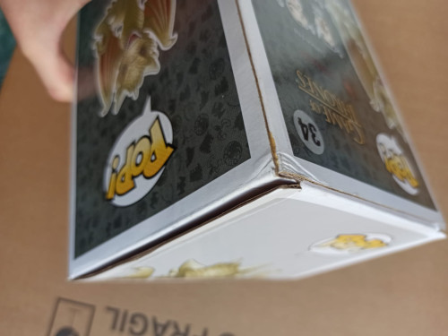 Caixa Danificada Olhe Fotos Funko Pop Game of Thrones Viserion 34 Original - Game Of Thrones - #34