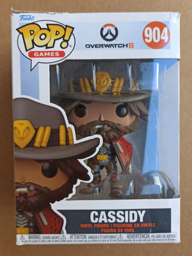 Caixa Danificada Olhe Fotos Funko Pop Games Overwatch Cassidy 904-Overwatch-904