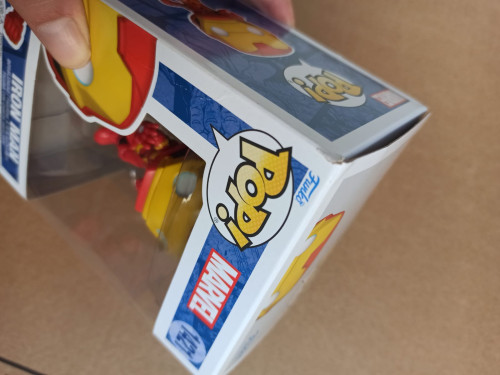 Caixa Danificada Olhe Fotos Funko Pop Marvel Homem de Ferro Iron Man 1421 - Marvel - #1421