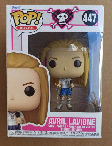 Caixa Danificada Olhe Fotos Funko Pop Rocks Avril Lavigne 447-Rocks-447