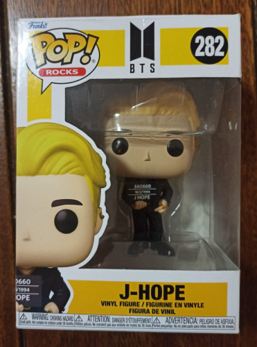 Caixa Danificada Olhe Fotos Funko Pop Rocks Bts J-hope 282 - Rocks - #282