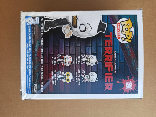 Caixa Danificada Olhe Fotos Funko Pop Terror Terrifier Art the Clown 1590 - Terror - #1590