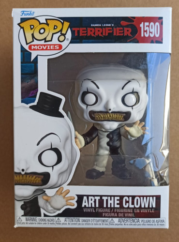 Caixa Danificada Olhe Fotos Funko Pop Terror Terrifier Art the Clown 1590-Terror-1590