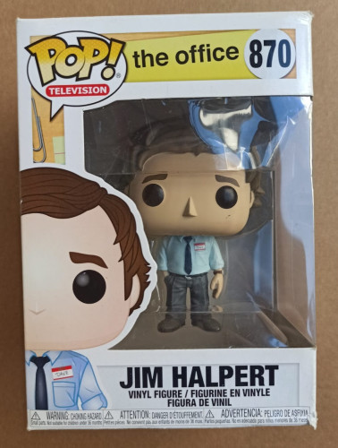 Caixa Danificada Olhe Fotos Funko Pop The Office Jim Halpert 870-The Office-870