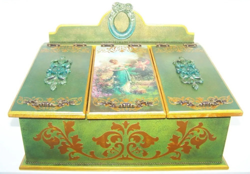 Caixa Decorativa Em Mdf Artesanal # - Produto Original