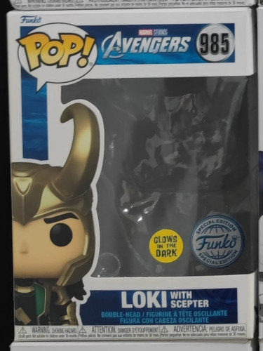 Caixa Funko Pop! Avengers: Loki-Avengers-985