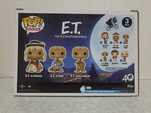 Caixa De Funko E.t In Disguise, E.t. In Robe, E.t. With Flowers - E.T. O Extraterrestre - #01