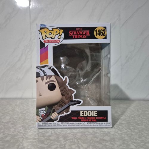 Caixa de Funko Pop (Vazia) Eddie Television Stranger Things #1462 - Produto Original