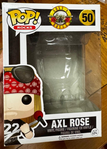 Caixa vazia - Axl Rose Rocks - Guns N' Roses #50 - Produto Original