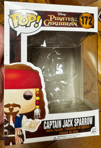 Caixa vazia - Captain Jack Sparrow Disney Pirates Of The Caribbean #172 - Produto Original