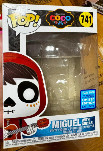 Caixa vazia - Miguel with Guitar Disney Pixar Coco A Vida é Uma Festa #741 - Produto Original