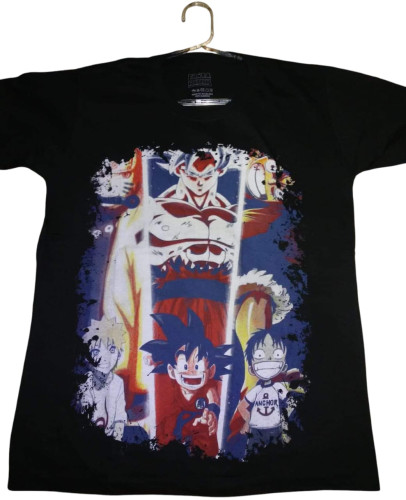 Camiseta Lendas do Shounen-Naruto, Dragon Ball e One Piece-