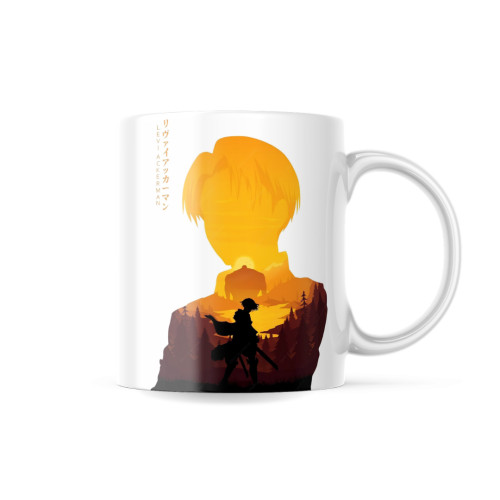 Caneca - Attack on Titan - Levi Ackerman Personalizado # - Produto Original