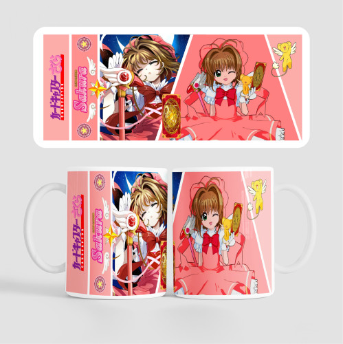 Caneca Cardcaptor Sakura | Sakura Card Captors | 325ml - Sakura Card Captors - #